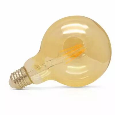 led fil cob globe g95 e27 8w 2700k golden boite (7151)