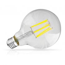 &led fil cob globe g95 e27 8w 6000k clr boite (7150)