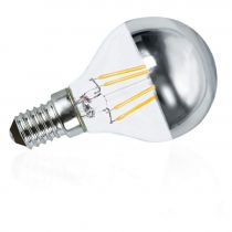 led fil cob p45 e14 2w 2700k boite argent (71345)