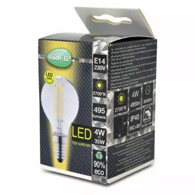 led fil cob p45 e14 4 w 2700k boite (71311)