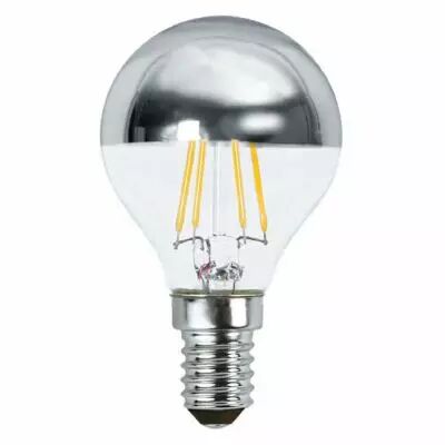 led fil cob p45 e14 4 w 2700k boite argent (71343)