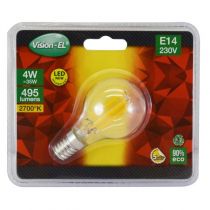 led fil cob p45 e14 4w 2700k blister (7131)
