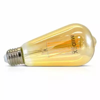 led fil cob st64 e27 5 w 2700 k golden boite (71591)