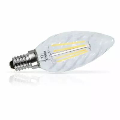 led fil cob torsade e14 4 w 2700 k claire boite (71232)