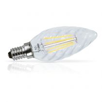 led fil cob torsade e14 4 w 2700 k claire boite (71232)