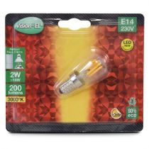 led frigo e14 2w fil cob 3000k clr boite (79440)