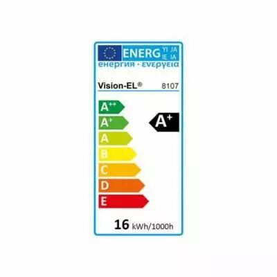 led par38 16 watt e27 rouge 25� ip 65 boite (8107)