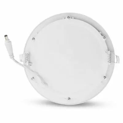 led plafond diam 170 12 w 3000k alu blanc (7755)