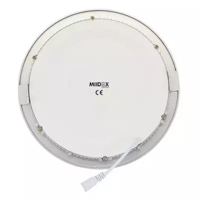 led plafond diam 180 12 watt alu 6000k (7754a)