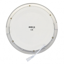 led plafond diam 180 12 watt alu 6000k (7754a)