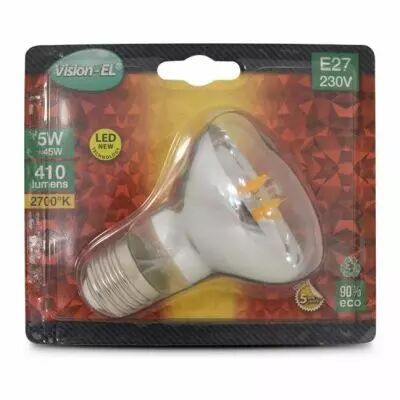 led r63 e27 5w 2700k fil cob blister (76701)