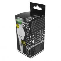led vision-el 10 w bulb e27 6000k boite dimmable (73861)