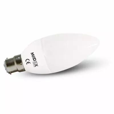 led vision-el 6 w flamme b22 4000k ceramic depoli blister x 2 (748921)