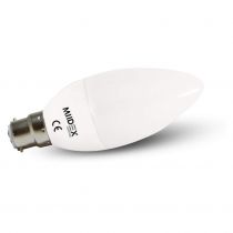 led vision-el 6 w flamme b22 4000k ceramic depoli blister x 2 (748921)