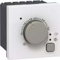 legrand-thermostat d\'ambiance &eacute;lectronique mosaic - 2 modules - blanc (076720)