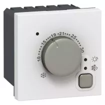 legrand-thermostat d\'ambiance &eacute;lectronique mosaic - 2 modules - blanc (076720)