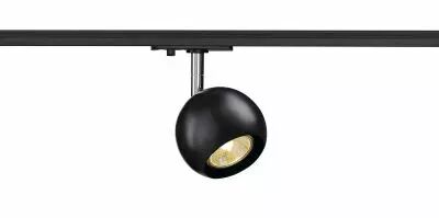 LIGHT EYE 90, spot pour rail 1 allumage, int�rieur, noir/chrome, GU10/QPAR51, 50W max (144010)