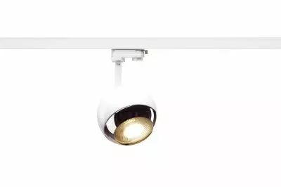 LIGHT EYE� 150, spot pour rail 3 allumages, int�rieur, blanc/chrome, GU10/QPAR111, 75W max (1000708)