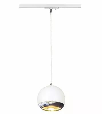 LIGHT EYE� 150, suspension pour rail 1 allumage, int�rieur, blanc/chrome, GU10/QPAR111, 75W max (143621)