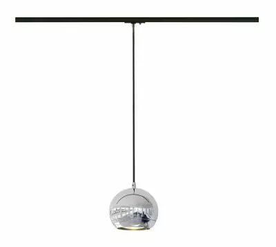 LIGHT EYE� 150, suspension pour rail 1 allumage, int�rieur, chrome, GU10/QPAR111, 75W max (143620)