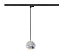 LIGHT EYE® 150, suspension pour rail 3 allumages, intérieur, chrome, GU10/QPAR111, 75W max (153112)