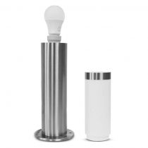 lilas potelet e27 450mm ip44 inox 304  (70821)