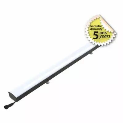 &line s lineaire led 50w 1500mm depoli noir 5ans (749713)