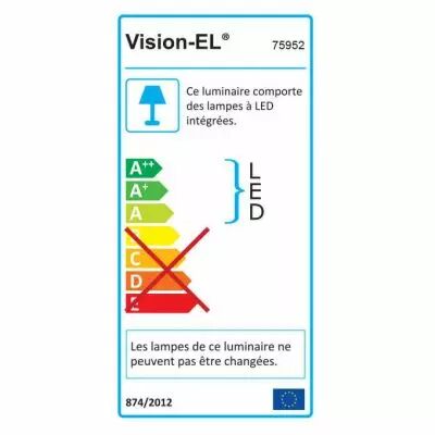 linehome t5 reglette 8w 573mm 4000k + cable de liaison (75952)