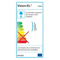 linehome t5 reglette 8w 573mm 4000k + cable de liaison (75952)