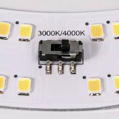 LIPSY� 30, applique et plafonnier int�rieur, Drum, blanc, LED, 15W, 3000K/4000K, IP44 (1002075)