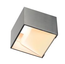 LOGS IN, applique intérieure, carré, alu/blanc, LED, 12W, 2000-3000K, variable Triac, Dim to warm (1000640)