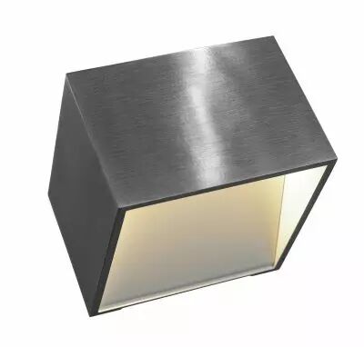 LOGS IN, applique int�rieure, carr�, alu/blanc, LED, 6,9W, 3000K (151325)