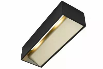 LOGS IN, applique int�rieure, rectangulaire, noir/laiton, LED, 19W, 2000-3000K, variable Triac, Dim to warm (1002928)