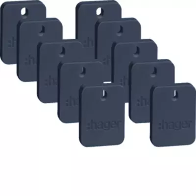 Lot de 10 badges pour claviers (LOTRLF100X)