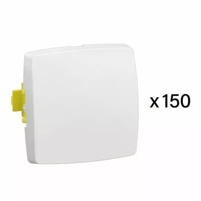 Lot de 150 interrupteurs ou VV simples Appareillage Saillie composable blanc (086115LA)