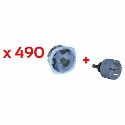 Lot de 490 boites Air\'metic p40 + scie cloche (52098)