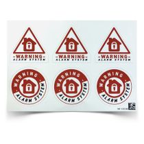 Lot de 6 autocollants alarme (1875221)