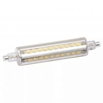 lpe r7s 118mm, 360°, led 10w 3000k 1000lm, cl.énerg.a+, 30000h, dimmable (20016)