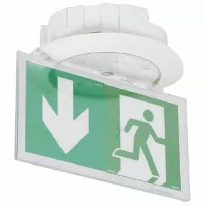 LSC d\'�vacuation Kickspot encastr� - LEDs - 45lm plastique IP40-IK04 110/220V= (062924)