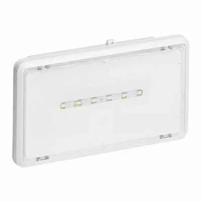Luminaire sur source centralis�e d\'ambiance saillie � LEDs 400lm IP43 IK07 plastique tension 48V= � 220V= ou 230V~ (062945)