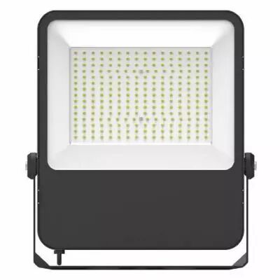 lumos project 200w 3000k plat noir ip65 5ans (80606)