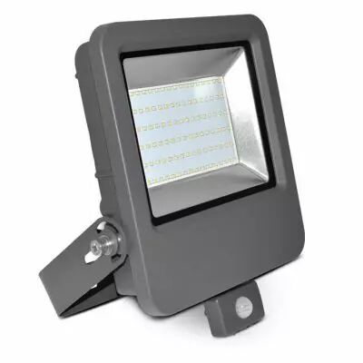 lumos project 70w 3000k plat noir ip65 + detect ir 5ans (80402)
