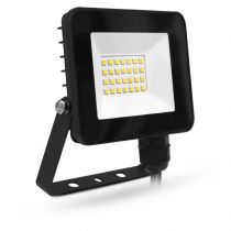 lumos slim ii project 20w 3000k plat noir ip65 (100065)