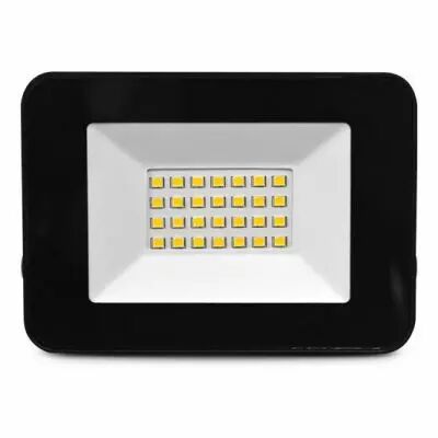 lumos slim ii project 20w 6000k plat noir ip65 (100042)