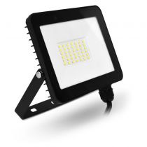 lumos slim ii project 30w 6000k plat noir ip65 (100041)