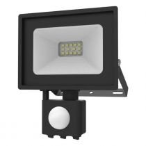 lumos slim project 10w 3000k noir ip65 + detect ir (80361)