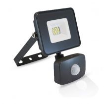 lumos slim project 10w 4000k noir ip65 + detect ir (80302)