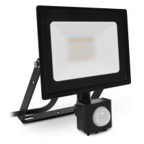 lumos slim project 20w 3000k noir ip65 + detect ir (80371)