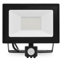 lumos slim project 50w 3000k noir ip65 + detect ir (80391)