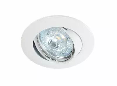 LUNAR 230 CX -Encastr� GU10, rond, basc., blanc, connex. s/outil, lampe non incl (4559)